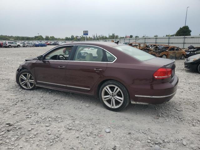 1VWCN7A37DC001552 - 2013 VOLKSWAGEN PASSAT SEL Bordeaux photo 2