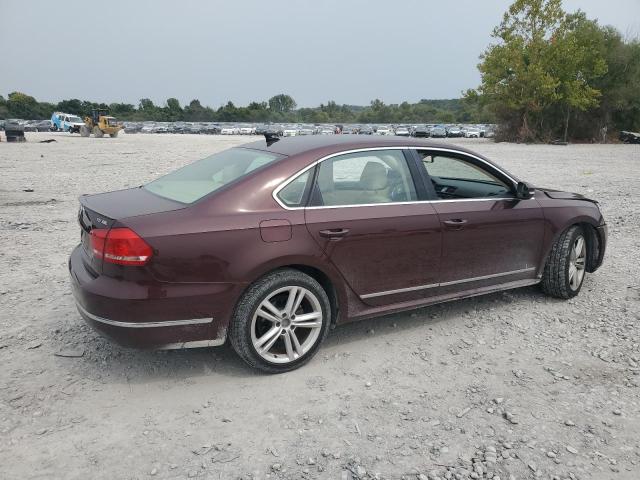 1VWCN7A37DC001552 - 2013 VOLKSWAGEN PASSAT SEL Bordeaux photo 3