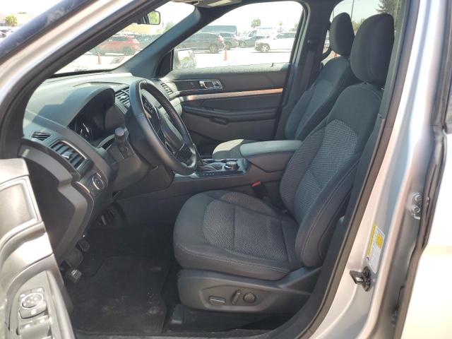 1FM5K8D88KGA38175 - 2019 FORD EXPLORER XLT Silber Foto 7