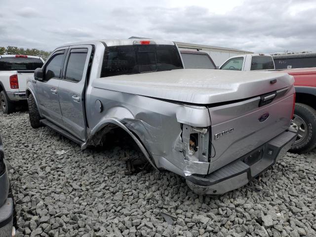 1FTEW1EP1HFA79672 - 2017 FORD F150 SUPERCREW SILVER photo 2