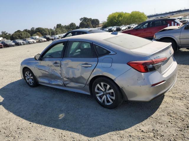 2HGFE2F27NH539610 - 2022 HONDA CIVIC LX SILVER photo 2