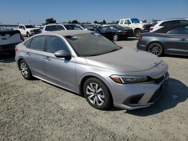 2HGFE2F27NH539610 - 2022 HONDA CIVIC LX SILVER photo 4