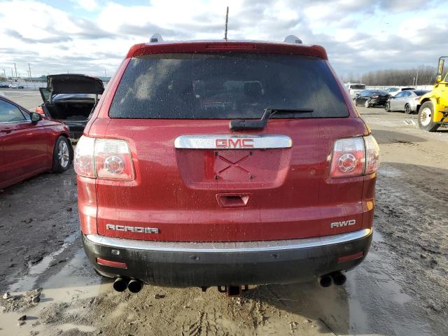 1GKLVMED8AJ111400 - 2010 GMC ACADIA SLT-1 MAROON photo 6