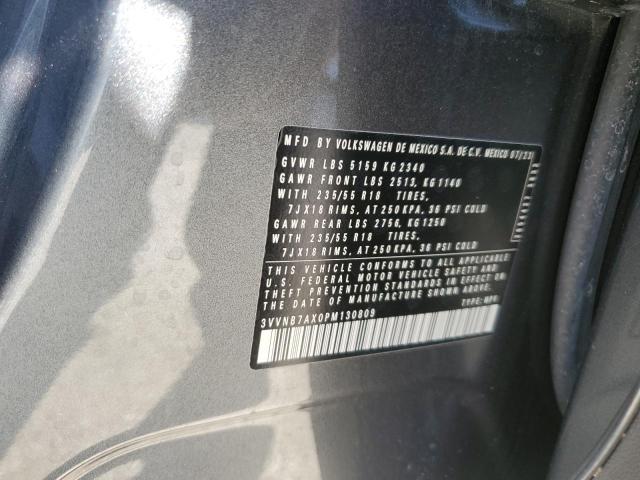3VVNB7AX0PM130809 - 2023 VOLKSWAGEN TIGUAN SE 灰色 照片 13