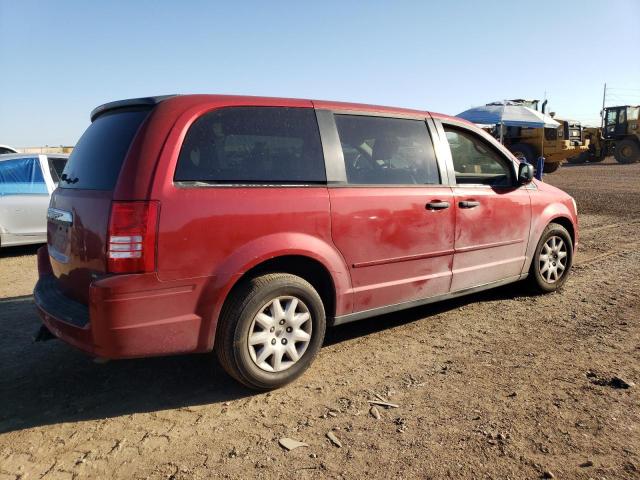 2A8HR44H28R670997 - 2008 CHRYSLER TOWN & COU LX RED photo 3