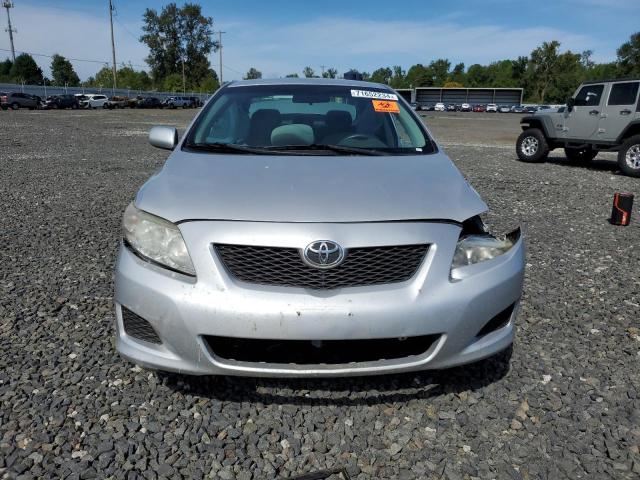 2T1BU4EE3AC494225 - 2010 TOYOTA COROLLA BASE SILVER photo 5