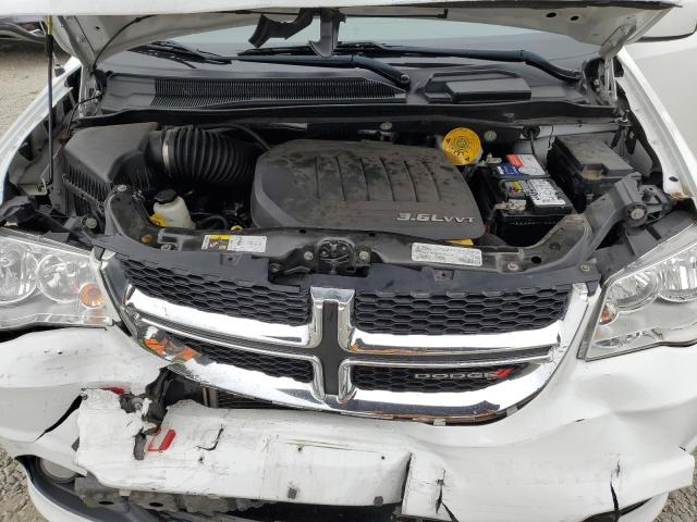 2C4RDGCG7JR328682 - 2018 DODGE GRAND CARAVAN SXT WHITE photo 12