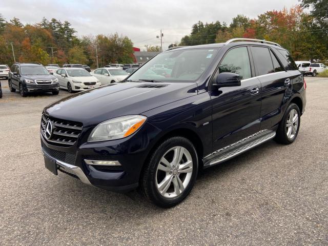 4JGDA5HB8CA012375 - 2012 MERCEDES-BENZ ML 350 4MATIC BLUE photo 2