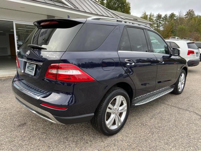 4JGDA5HB8CA012375 - 2012 MERCEDES-BENZ ML 350 4MATIC BLUE photo 4