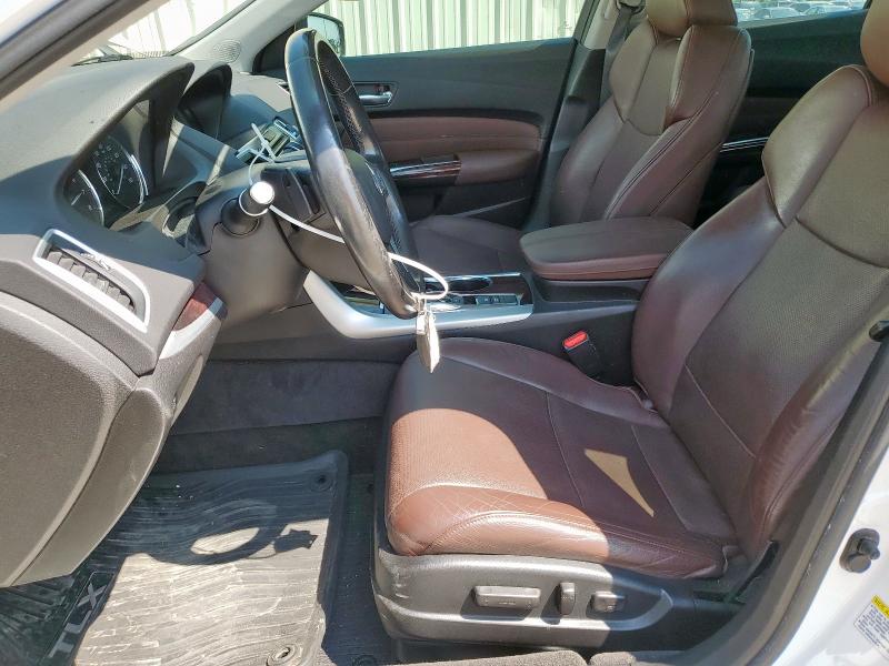 19UUB2F71HA004027 - 2017 ACURA TLX ADVANCE WHITE photo 7