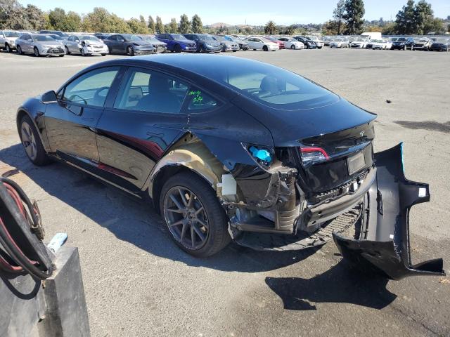 5YJ3E1EA7PF494326 - 2023 TESLA MODEL 3 BLACK photo 2