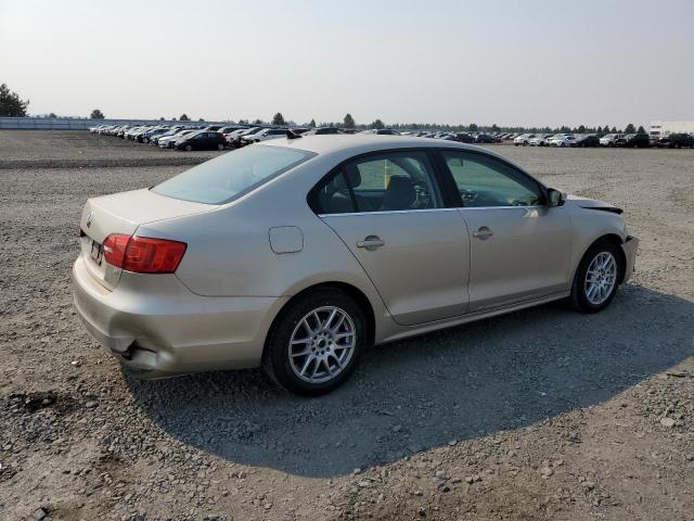 3VWD07AJ9EM253658 - 2014 VOLKSWAGEN JETTA SE BEIGE photo 3