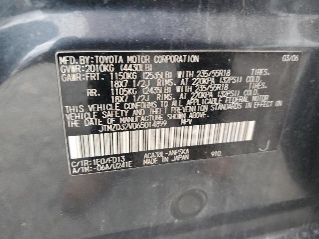 JTMZD32V065014899 - 2006 TOYOTA RAV4 SPORT GRAY photo 12