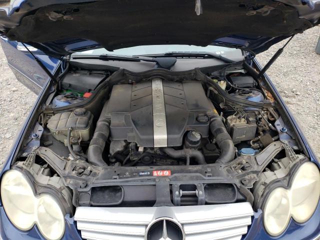 WDBTK65G75T054366 - 2005 MERCEDES-BENZ CLK 320 BLUE photo 11