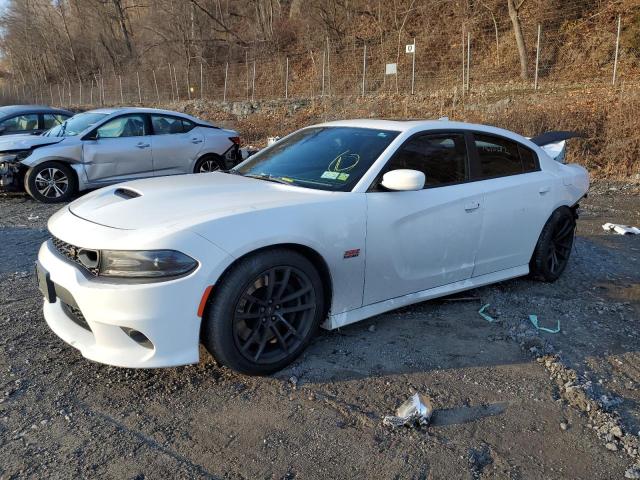 2C3CDXGJ6MH650465 - 2021 DODGE CHARGER SCAT PACK WHITE photo 1