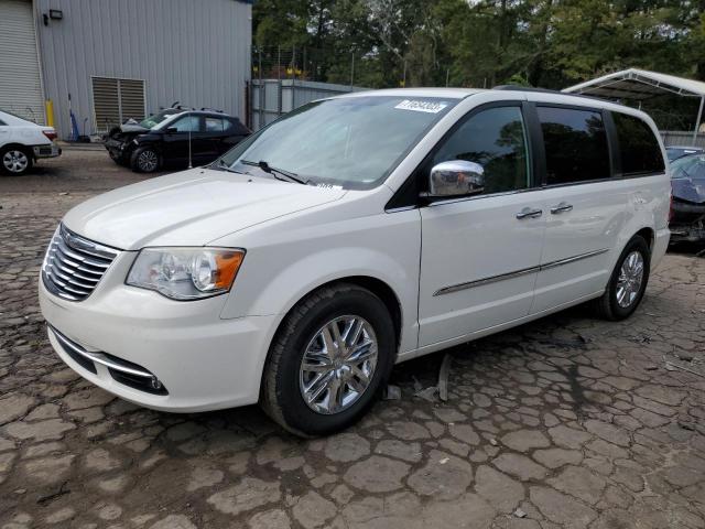 2C4RC1CG4CR314192 - 2012 CHRYSLER TOWN & COU TOURING L WHITE photo 1