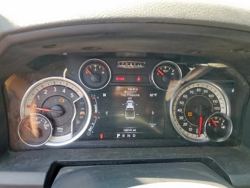 1C6RR7LM2GS325341 - 2016 RAM 1500 SLT Սև լուսանկար 9