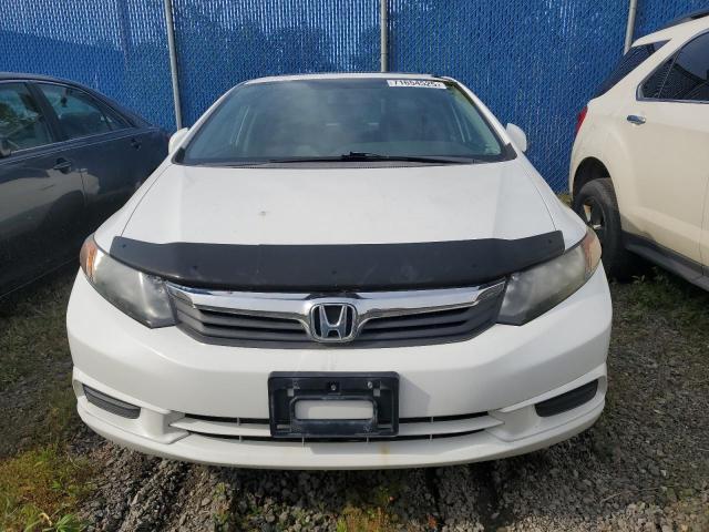 2HGFB2E5XCH014901 - 2012 HONDA CIVIC LX თეთრი ფოტო 5