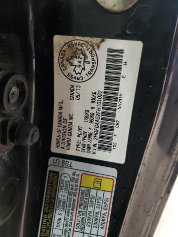 2HGFG4A52FH101022 - 2015 HONDA CIVIC SI BLACK photo 12