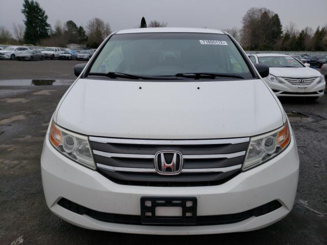 5FNRL5H40CB117019 - 2012 HONDA ODYSSEY EX WHITE photo 5