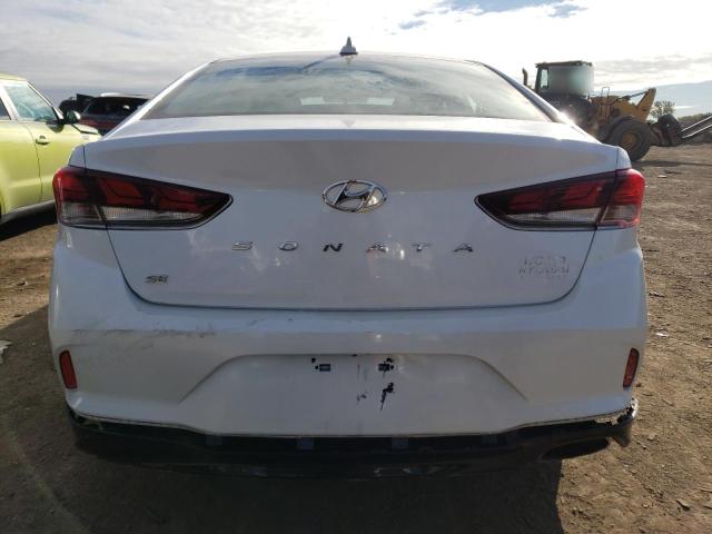 5NPE24AF5KH757170 - 2019 HYUNDAI SONATA SE WHITE photo 6