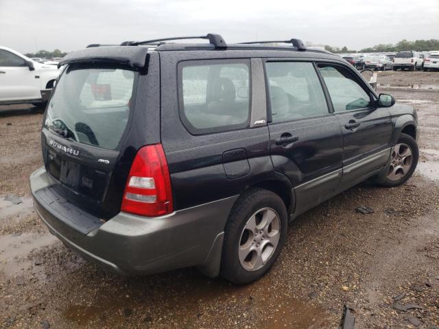 JF1SG65673H727975 - 2003 SUBARU FORESTER 2.5XS შავი ფოტო 3