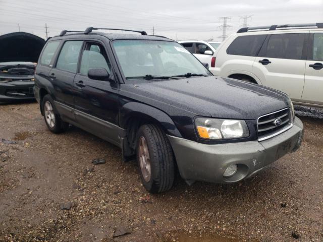 JF1SG65673H727975 - 2003 SUBARU FORESTER 2.5XS შავი ფოტო 4