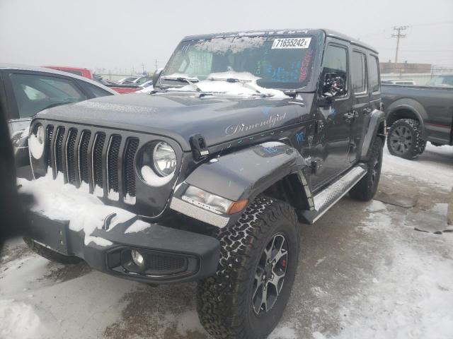 1C4HJXEN6MW836900 - 2021 JEEP WRANGLER U SAHARA GRAY photo 1