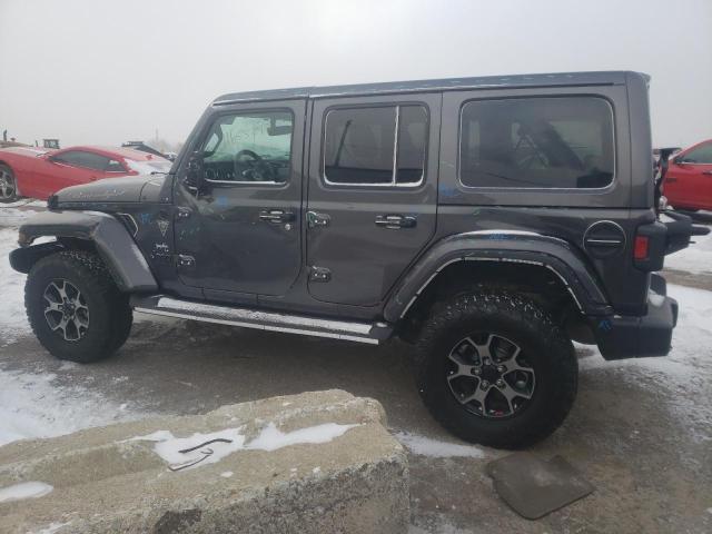 1C4HJXEN6MW836900 - 2021 JEEP WRANGLER U SAHARA GRAY photo 2