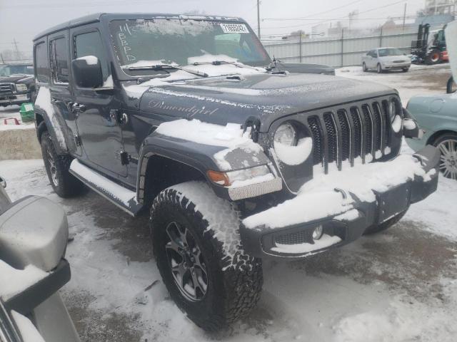 1C4HJXEN6MW836900 - 2021 JEEP WRANGLER U SAHARA GRAY photo 4