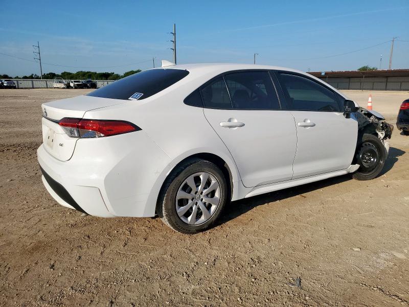 5YFEPMAE6MP234092 - 2021 TOYOTA COROLLA LE WHITE photo 3