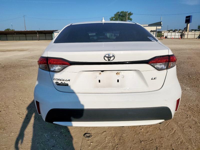 5YFEPMAE6MP234092 - 2021 TOYOTA COROLLA LE WHITE photo 6