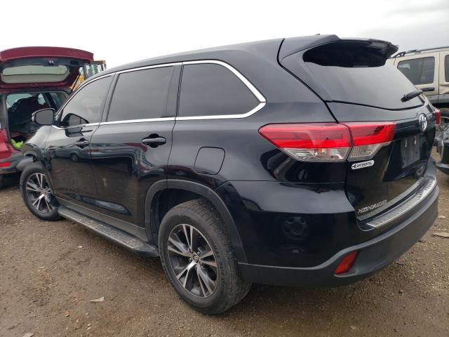 5TDZARFH2KS049707 - 2019 TOYOTA HIGHLANDER LE BLACK photo 2