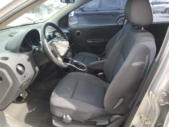 KL1TD66667B727536 - 2007 CHEVROLET AVEO BASE SILVER photo 7