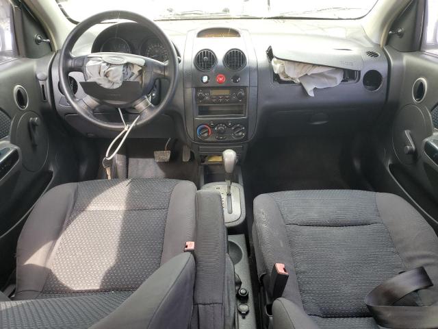 KL1TD66667B727536 - 2007 CHEVROLET AVEO BASE SILVER photo 8