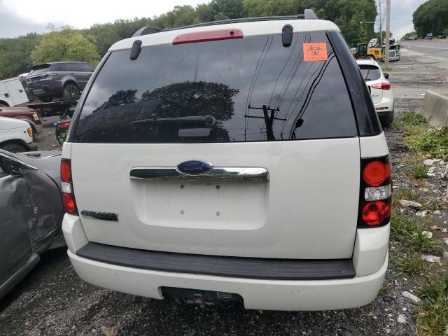 1FMEU6DE1AUA31590 - 2010 FORD EXPLORER XLT WHITE photo 6