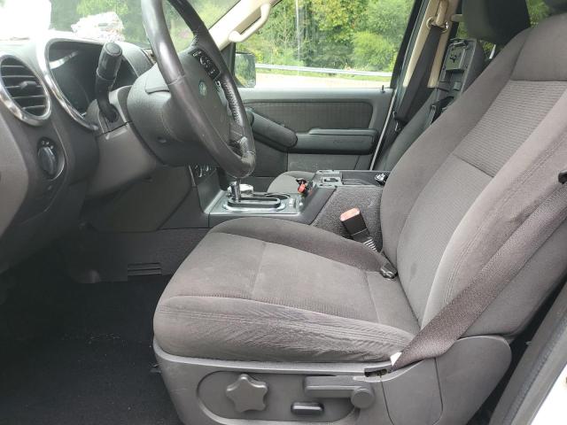 1FMEU6DE1AUA31590 - 2010 FORD EXPLORER XLT WHITE photo 7