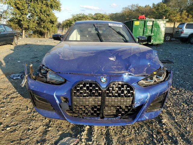 WBA13AW04NFN22365 - 2022 BMW M440XI GRAN COUPE BLUE photo 5