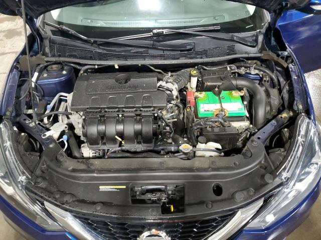 3N1AB7APXKY357331 - 2019 NISSAN SENTRA S BLUE photo 11