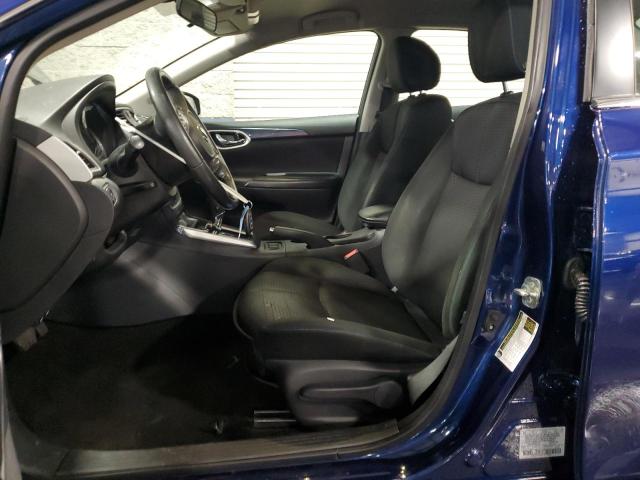 3N1AB7APXKY357331 - 2019 NISSAN SENTRA S BLUE photo 7