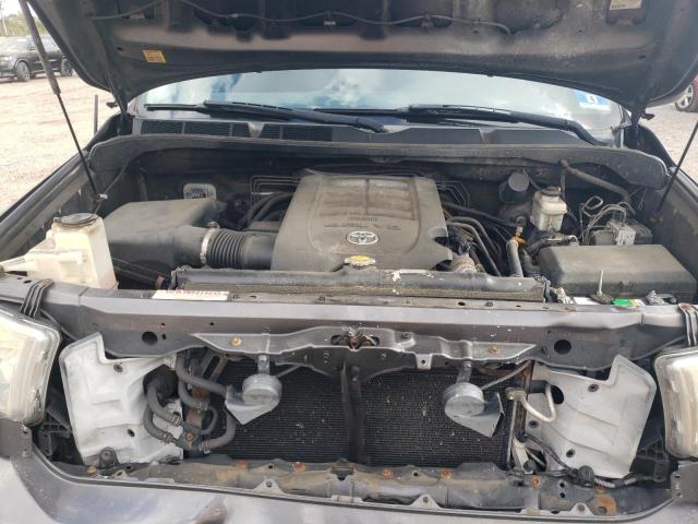 5TFUM5F10CX034129 - 2012 TOYOTA TUNDRA DOUBLE CAB SR5 CHARCOAL photo 11