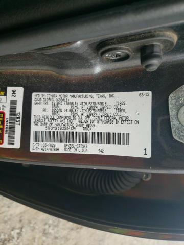 5TFUM5F10CX034129 - 2012 TOYOTA TUNDRA DOUBLE CAB SR5 CHARCOAL photo 12