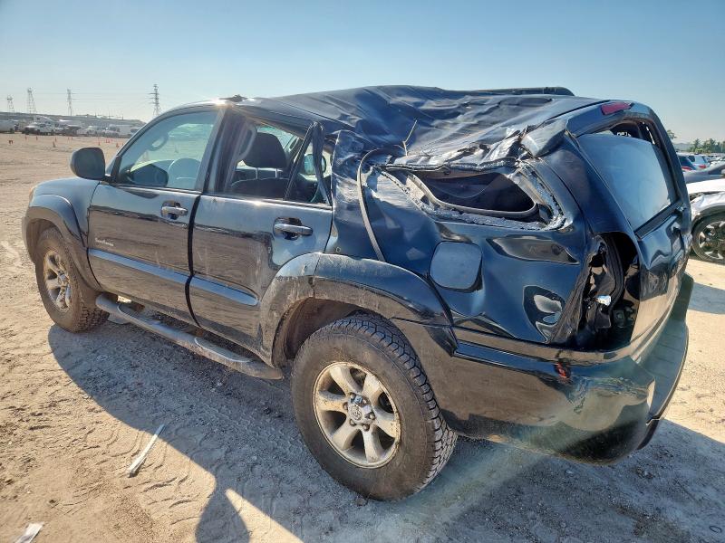 JTEZU14R760081786 - 2006 TOYOTA 4RUNNER SR5 BLACK photo 2