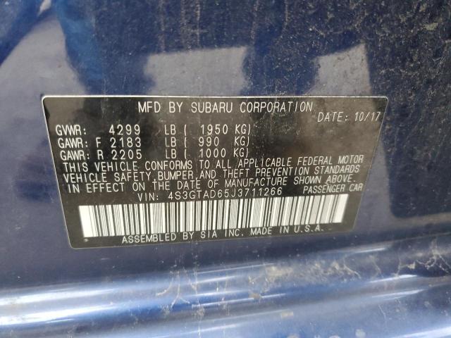 4S3GTAD65J3711266 - 2018 SUBARU IMPREZA PREMIUM PLUS BLUE photo 12