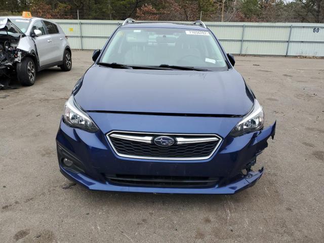 4S3GTAD65J3711266 - 2018 SUBARU IMPREZA PREMIUM PLUS BLUE photo 5