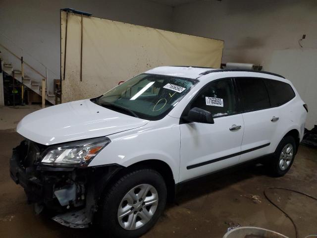 1GNKRFED4GJ294222 - 2016 CHEVROLET TRAVERSE LS WHITE photo 1