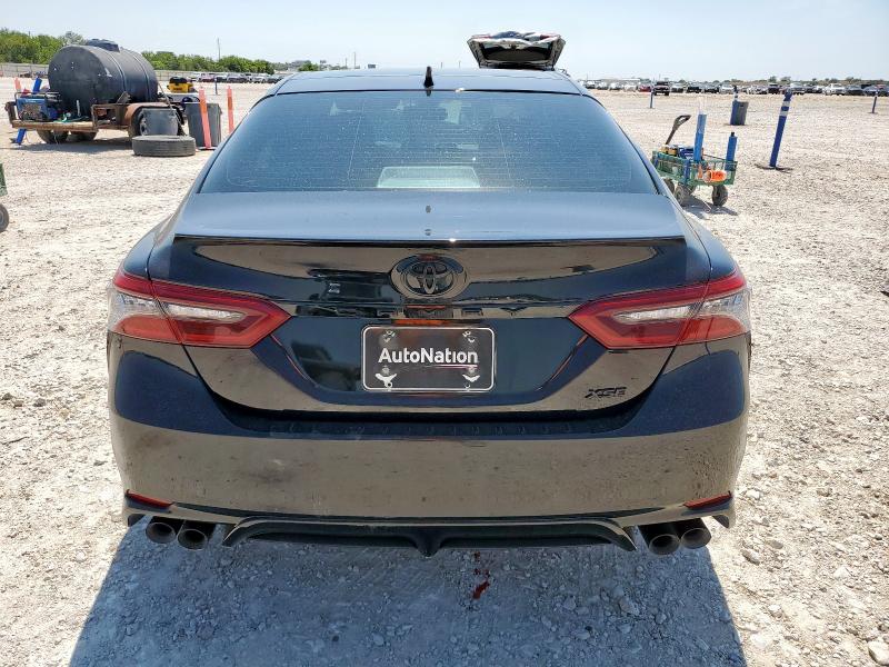 4T1K61AK9MU402834 - 2021 TOYOTA CAMRY XSE BLACK photo 6