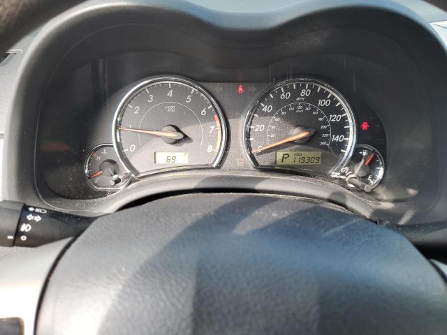 2T1BU4EE6BC722364 - 2011 TOYOTA COROLLA BASE ნაცრისფერი ფოტო 9