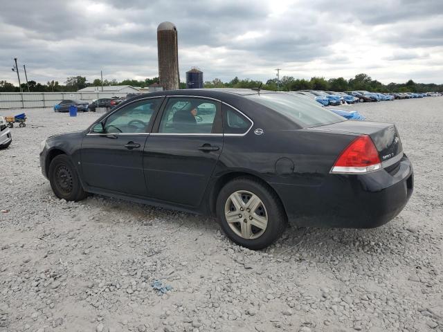 2G1WB57K191110543 - 2009 CHEVROLET IMPALA LS BLACK photo 2