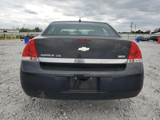 2G1WB57K191110543 - 2009 CHEVROLET IMPALA LS BLACK photo 6